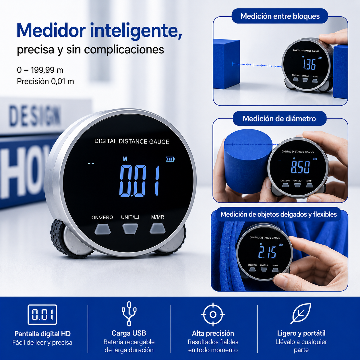 Medidor de distancia inteligente