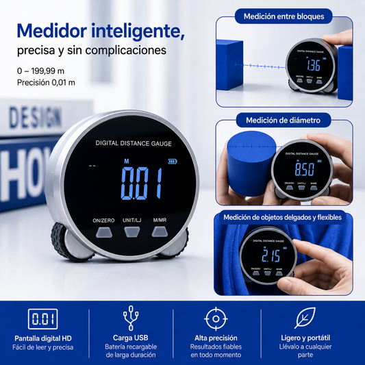 Medidor de distancia inteligente