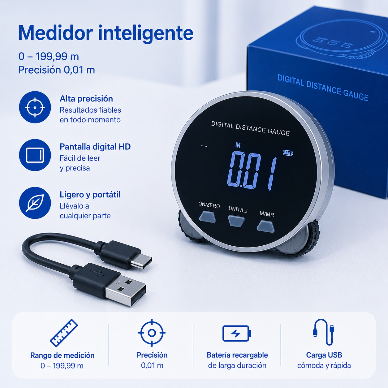 Medidor de distancia inteligente